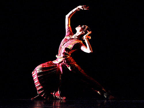 Shantala Shivalingappa (Paris, France) in her own choreography for Rasalila piece from Shiva Ganga (Love Poem on Krishna and Radha)