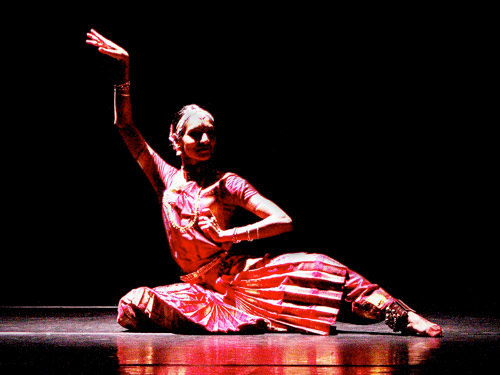 Shantala Shivalingappa (Paris, France) in her own choreography for Rasalila piece from Shiva Ganga (Love Poem on Krishna and Radha)